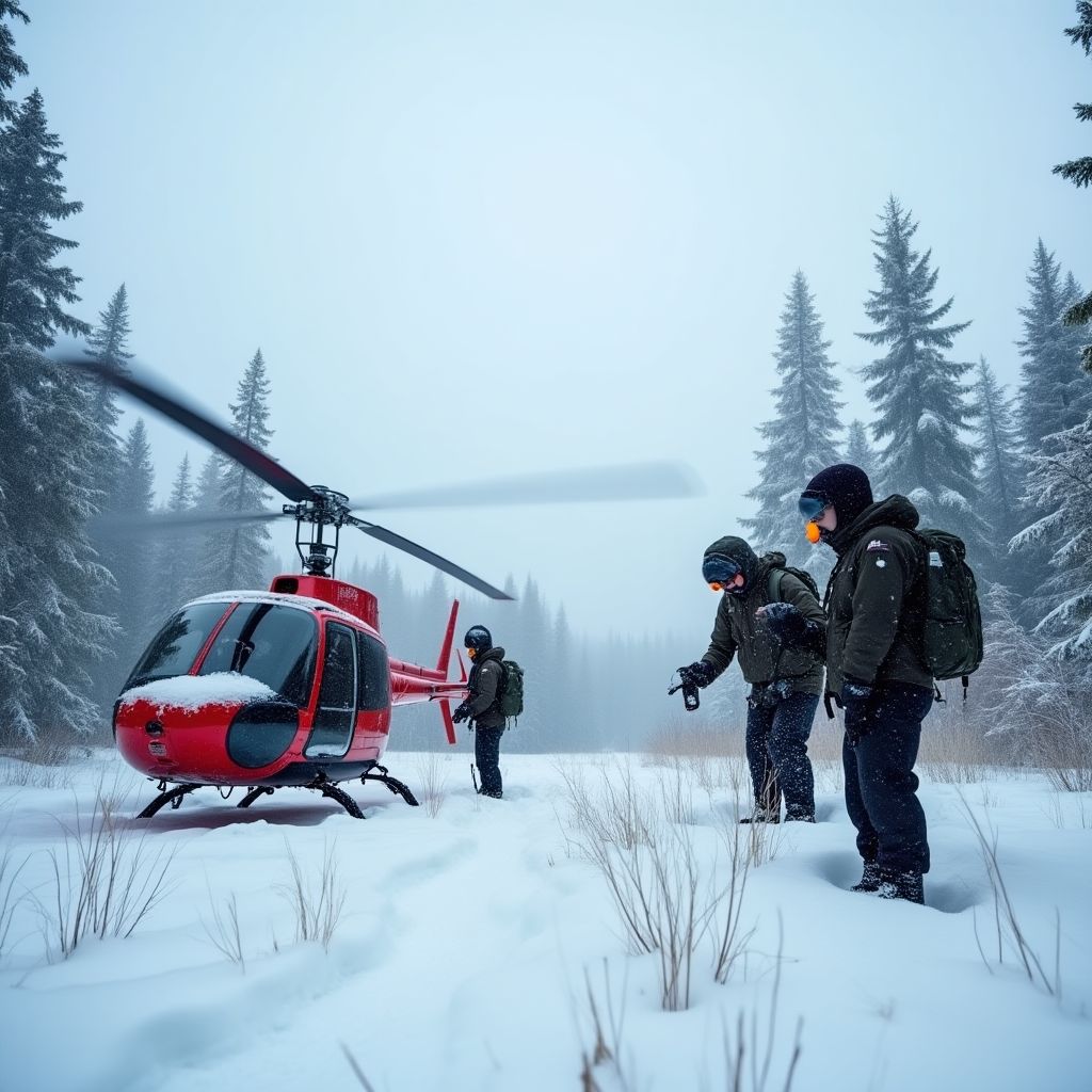 Moose population survey